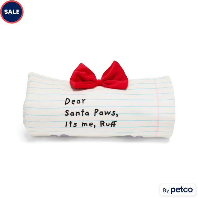 Merry Makings Letter Scroll Plush Snuffle Dog Toy, Medium | Petco