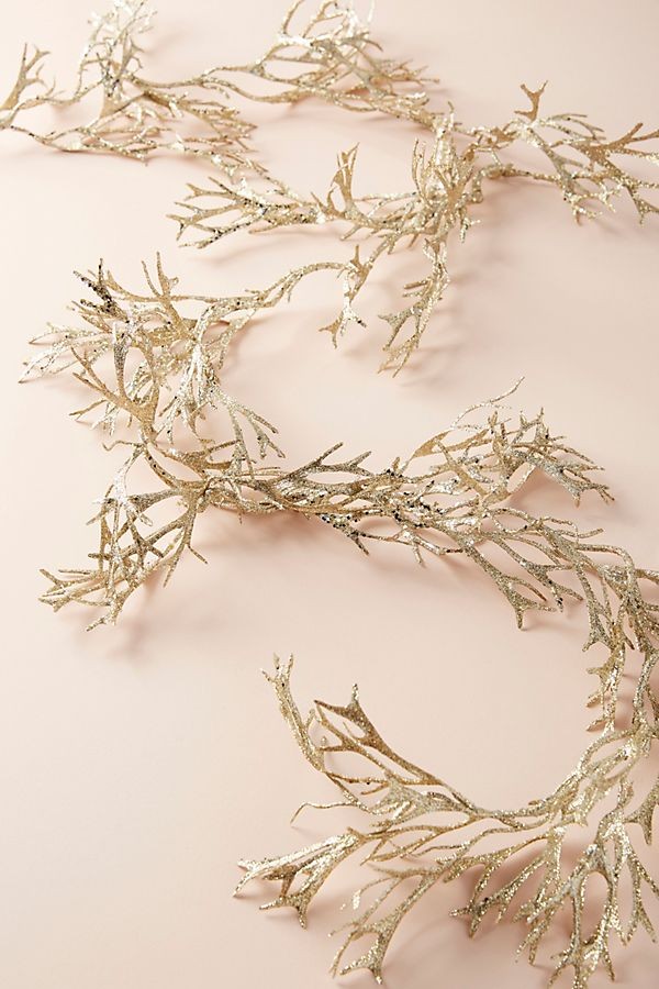 Golden Coral Garland | Anthropologie (US)