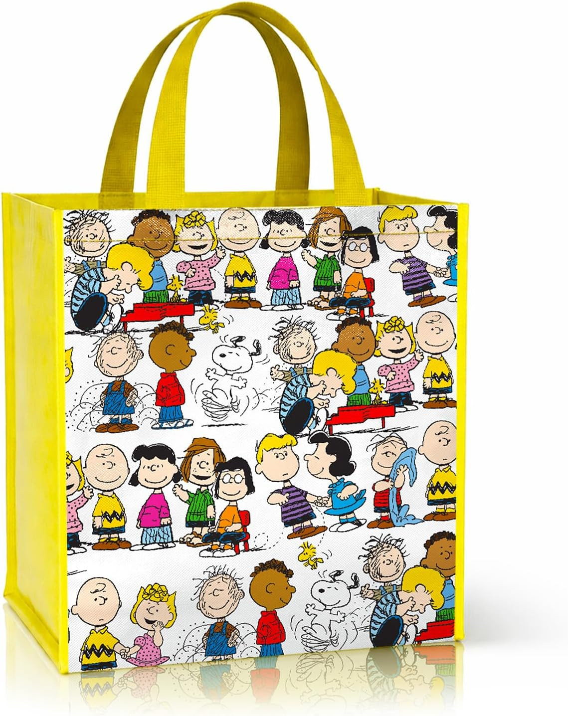 Peanuts Tote Bag - Large Reusable Shopping Bag for Kids Adults | Amazon (US)