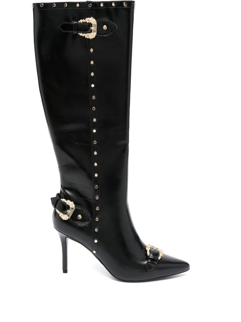 Baroque-buckle 100mm boots | Farfetch Global