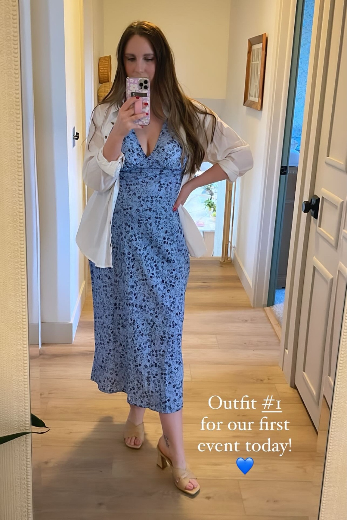 Cute casual summer spring dress from madewell with oversized white button up 

#LTKfindsunder100 #LTKfindsunder50 #LTKsalealert