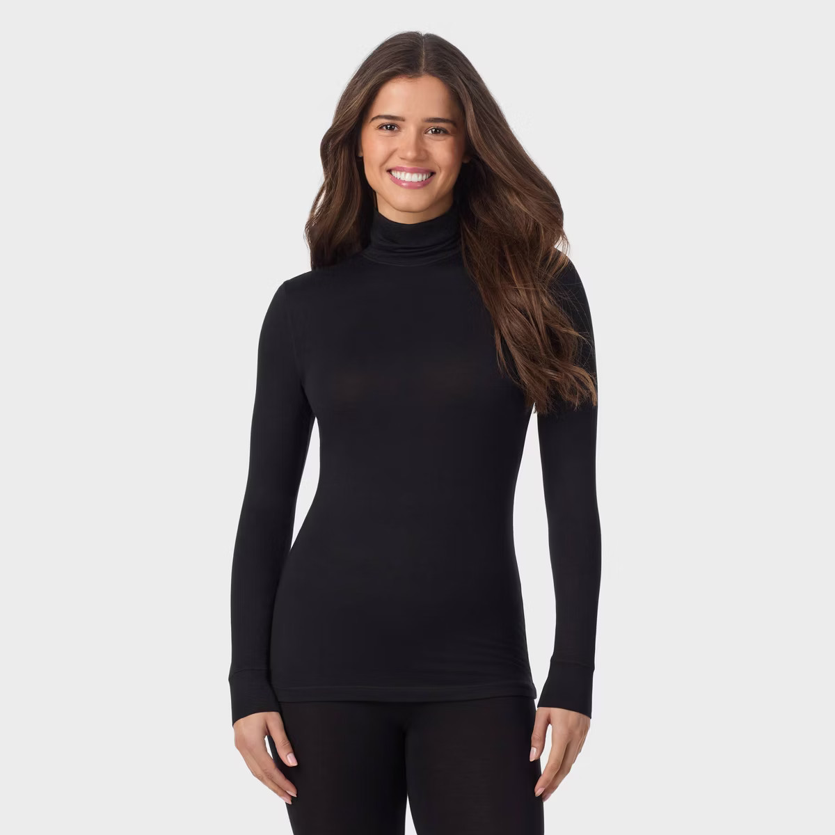 Warm Essentials by Cuddl Duds Women's Smooth Stretch Thermal Turtleneck Top | Target