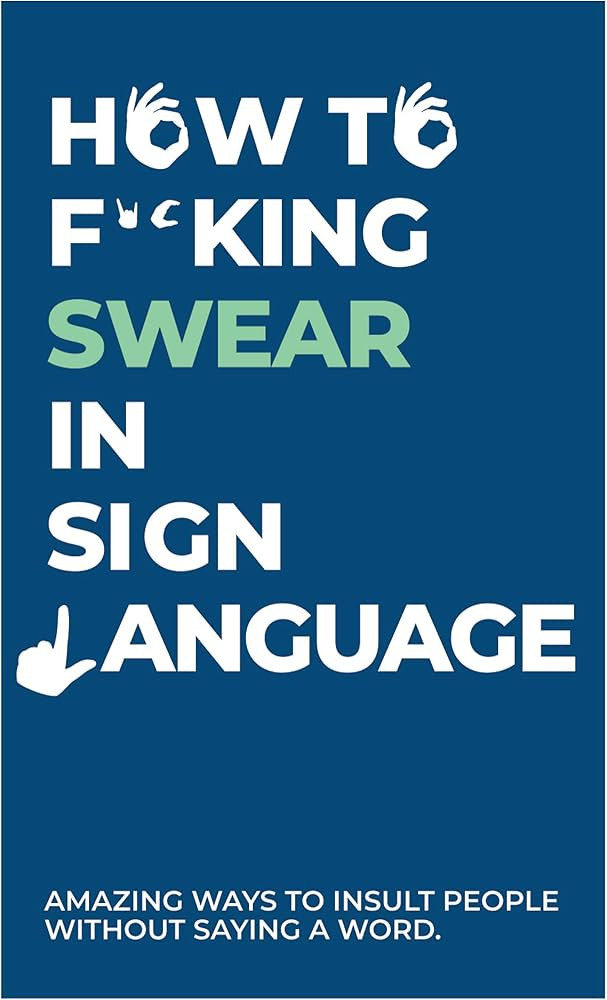 How To Swear In Sign Language Cards | Amazon (US)