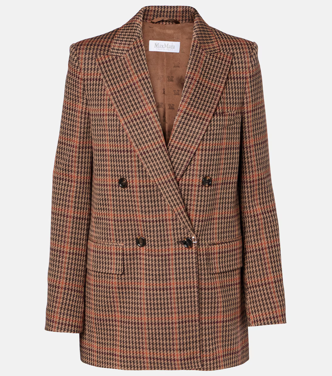 Guelfo checked wool and cotton blazer | Mytheresa (DACH)
