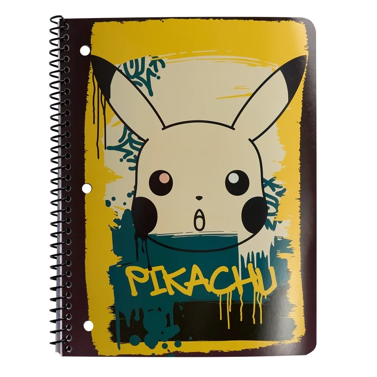 Pokemon 1-Subject Spiral Notebook, College Ruled, 80 Sheets, for Students | Walmart (US)