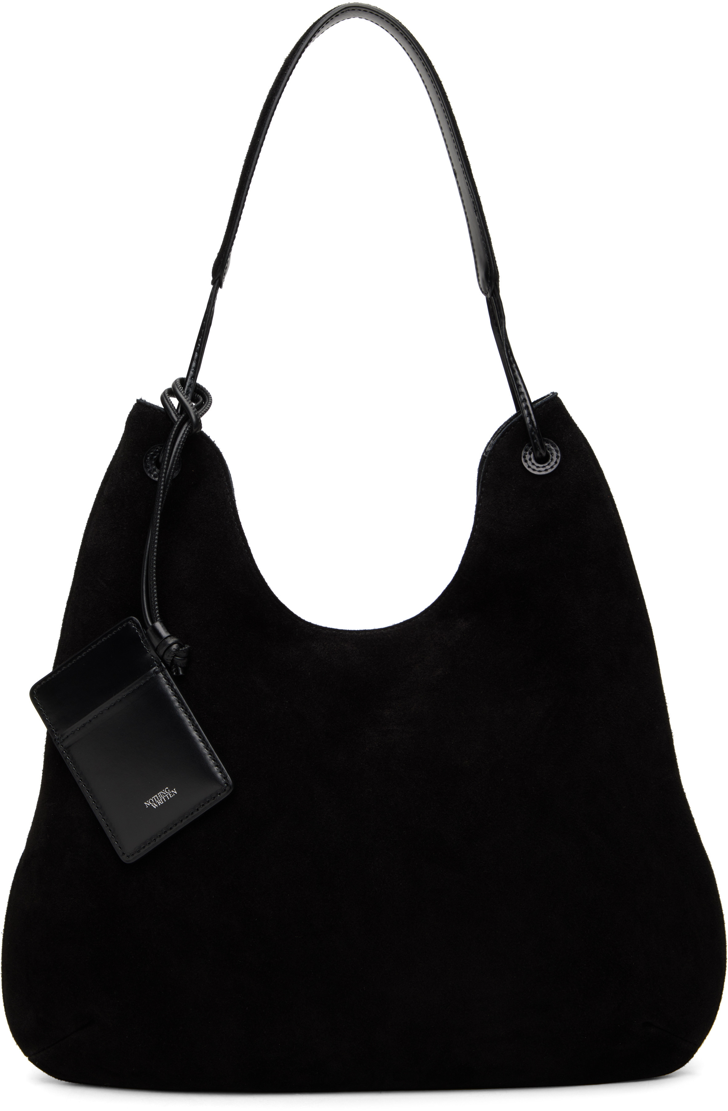 Nothing Written Black Medium Shoulder Bag | SSENSE