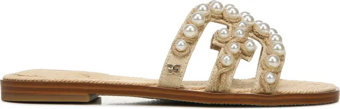 Bay Imitation Pearl Cutout Slide Sandal (Women) | Nordstrom