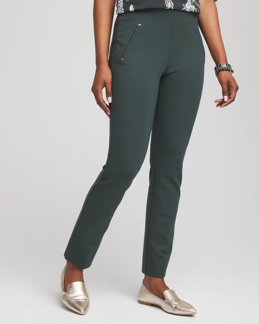 Juliet Slim Trim Detail Ankle Pants | Chico's