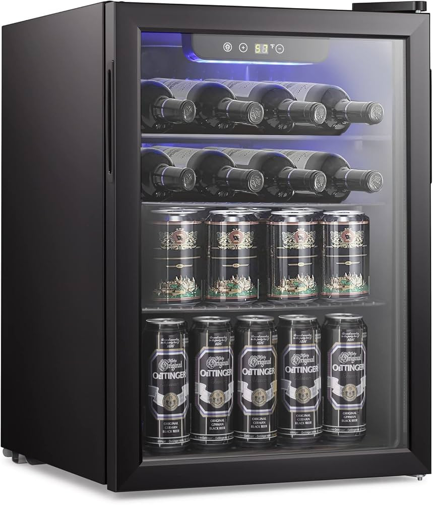 Antarctic Star 2.6cu.ft Wine Cooler/Cabinet Beverage Refrigerator, Small Mini Wine Cellar Fridge,... | Amazon (US)