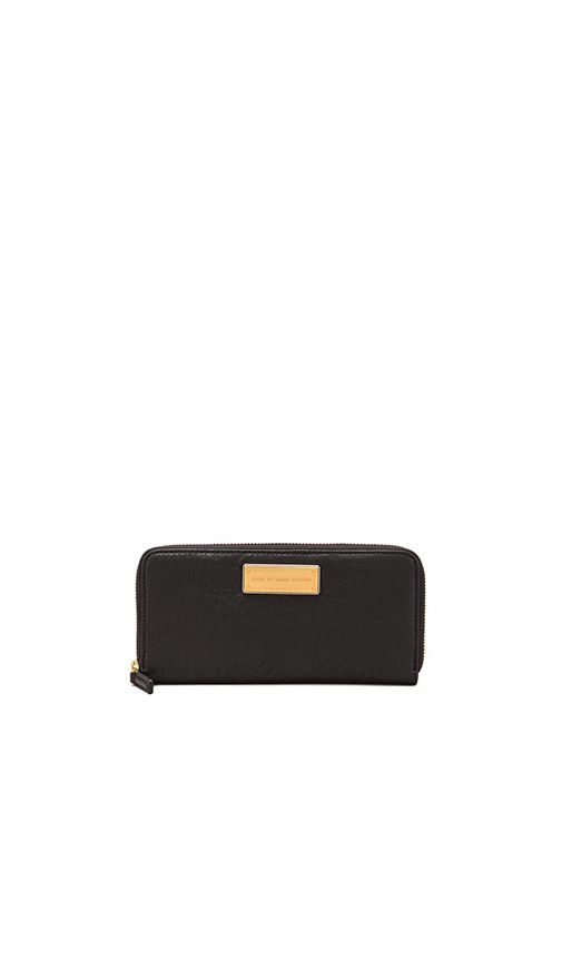 Marc by Marc Jacobs Washed Up Slim Zip Around in Black | Revolve Clothing (Global)