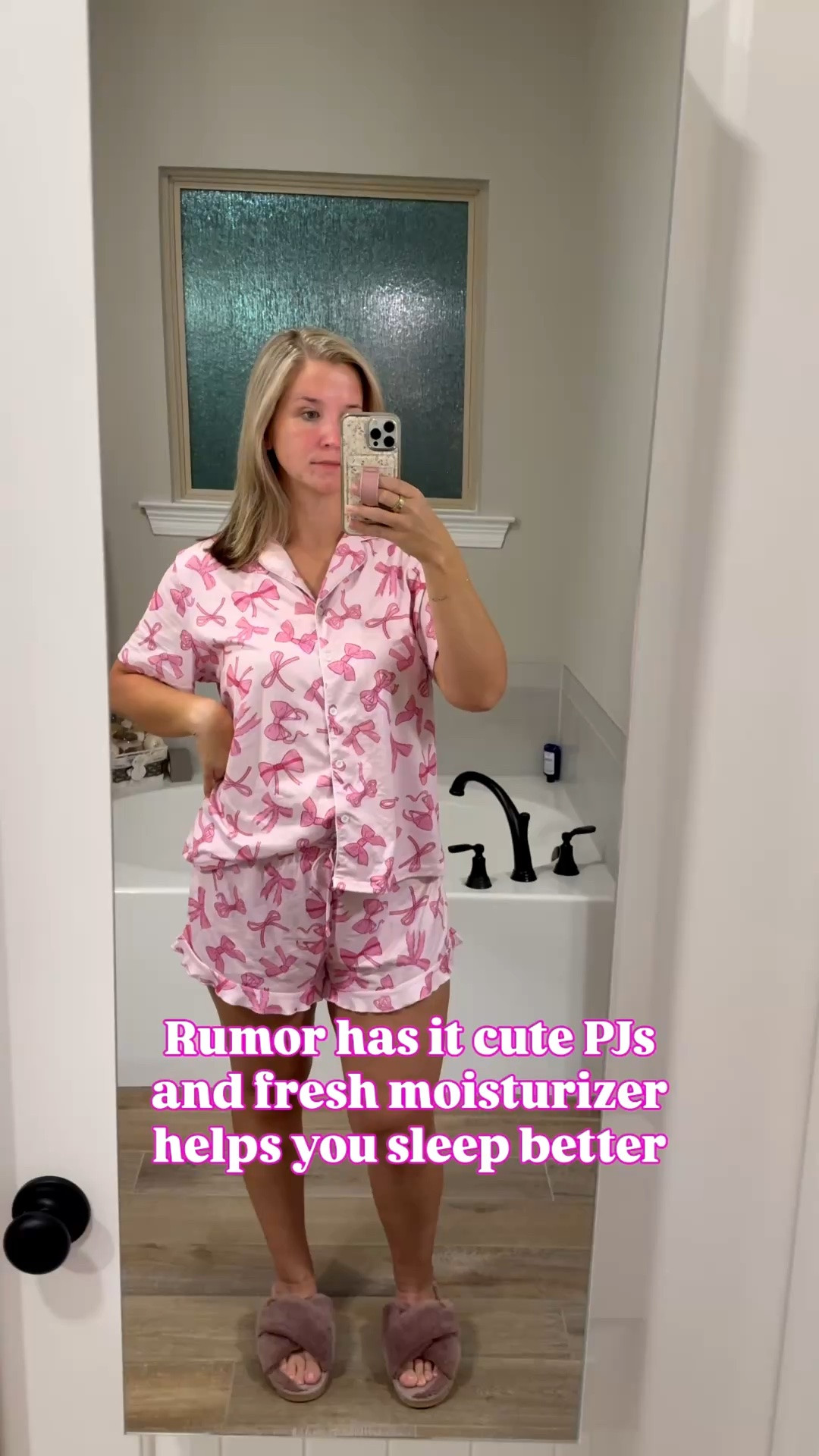 Loooove these PJs! I wear them every night!

Pajama set | PJ set | comfy clothes | pink pajamas | goodnight

#LTKselfcare #LTKMidsize #LTKHome