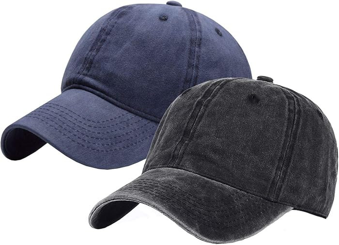 Toddlers Baseball Hat Boys, Kids Distressed-Washed Baseball Cap Cotton Hats for 2-8 Years | Amazon (US)