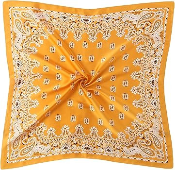 1 Pcs 27.5 Inches Satin Head Scarf Silk Like Stain Bandana Sleeping Hair Wrap Hair Scarf for Wome... | Amazon (US)