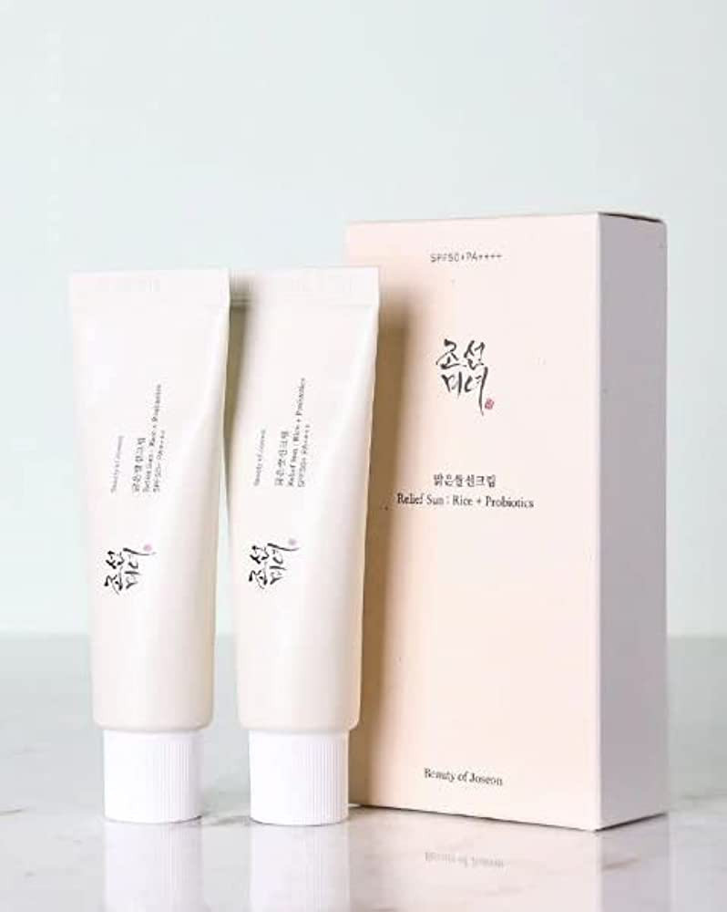 BEAUTY OF JOSEON - Relief Sun : Rice + Probiotics Set SPF50+ PA++++ (2 packs) - 50ml*2 | Amazon (US)