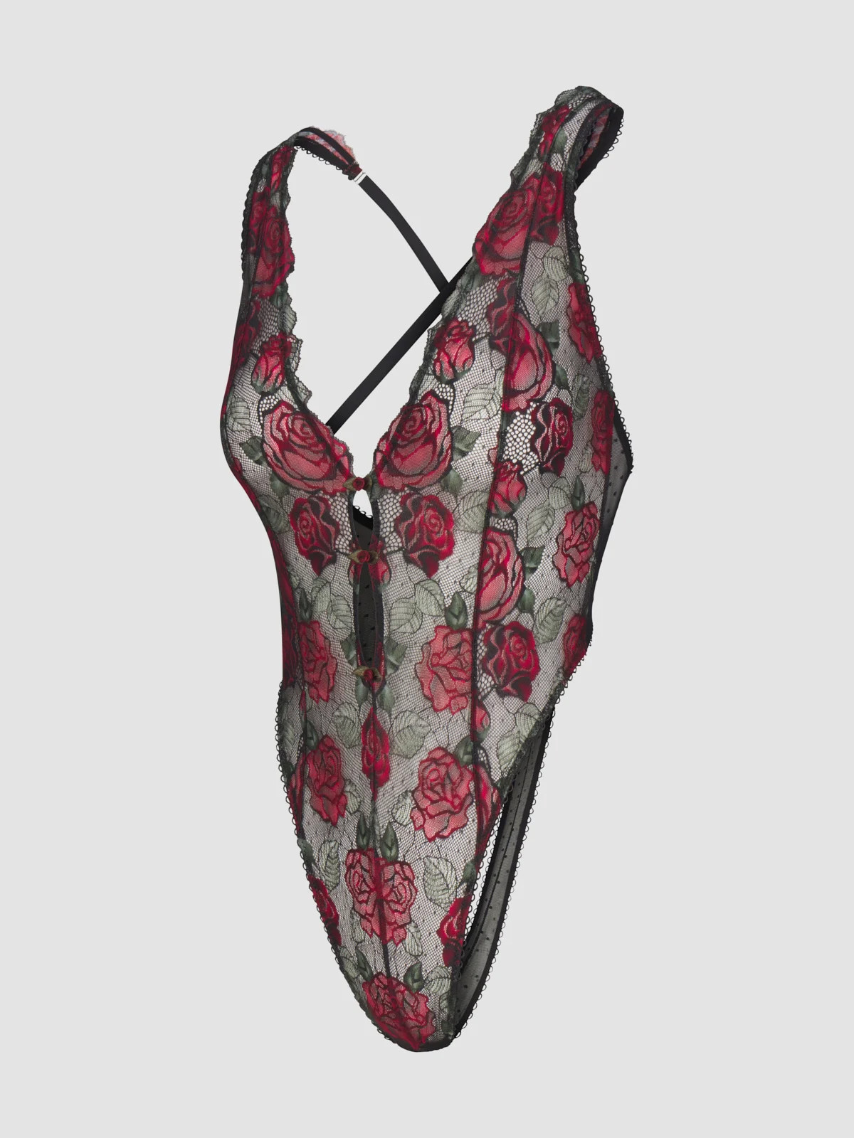 Les Roses Lace Teddy | Savage x Fenty - North America