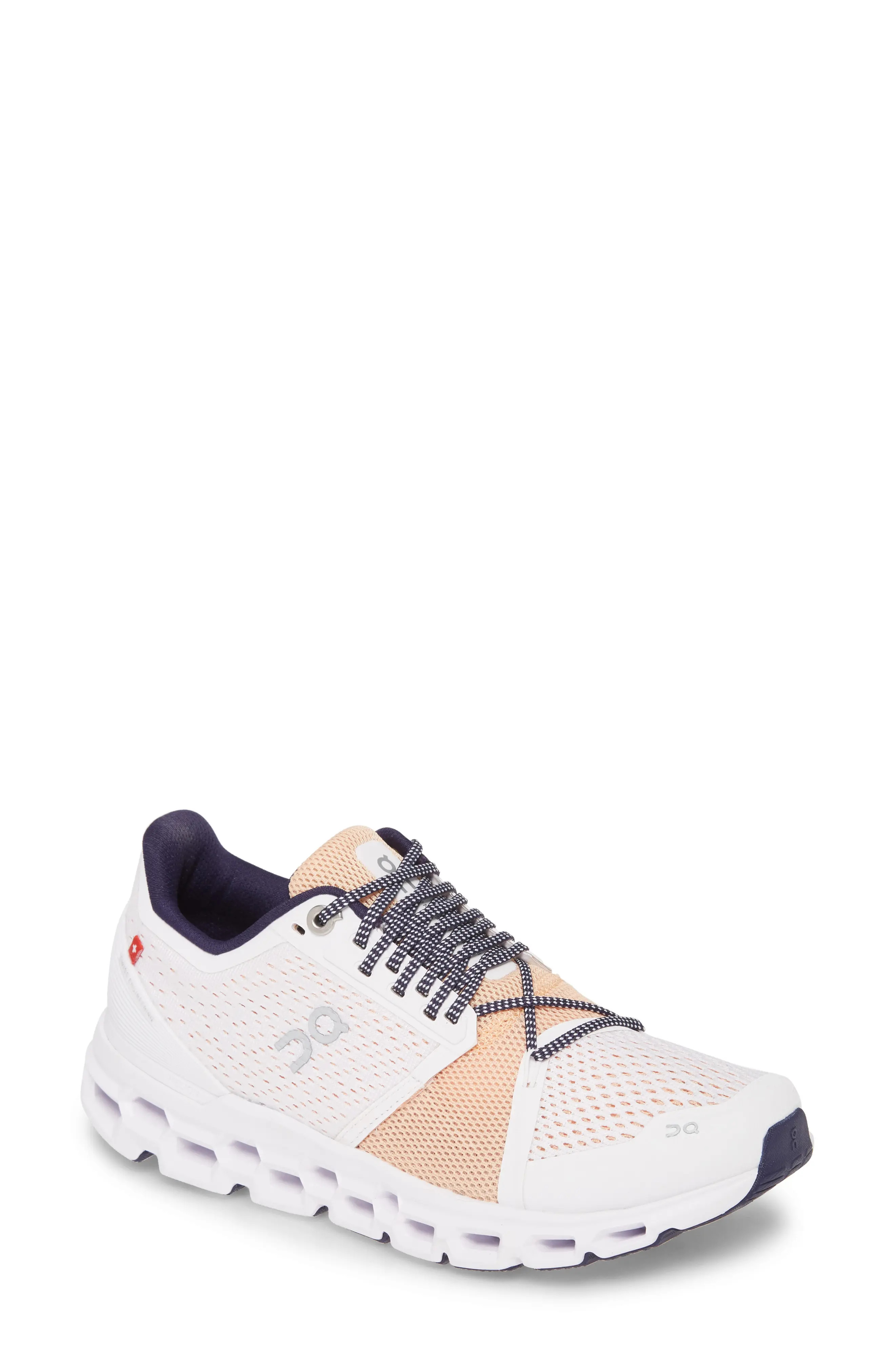 On Cloudstratus Running Shoe in White/Almond at Nordstrom, Size 11 | Nordstrom