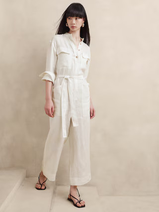 Lisa Linen Jumpsuit | Banana Republic (US)
