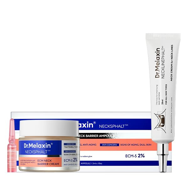 Dr.Mealxin Perfect Neck Wrinkle Care Set Necksphalt Cream+Ampoule+Necklinephalt neck wrinles skin... | Amazon (US)
