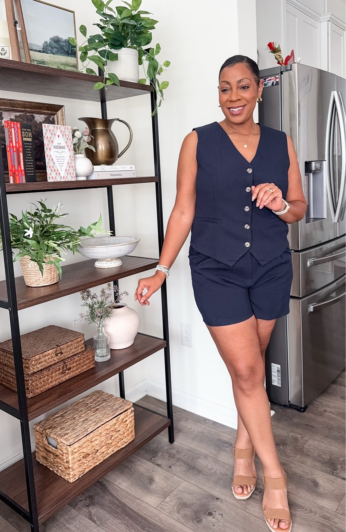 Two piece vest outfit fits tts wearing size large

✨

amazon matching set, vest and shorts set, navy outfit, summer fashion, chic outfit, over 40 style, midsize fashion, vacation outfit, casual chic, tailored vest, trendy outfit, affordable fashion, summer set, polished look, everyday style

#LTKootd #LTKMidsize #LTKSeasonal