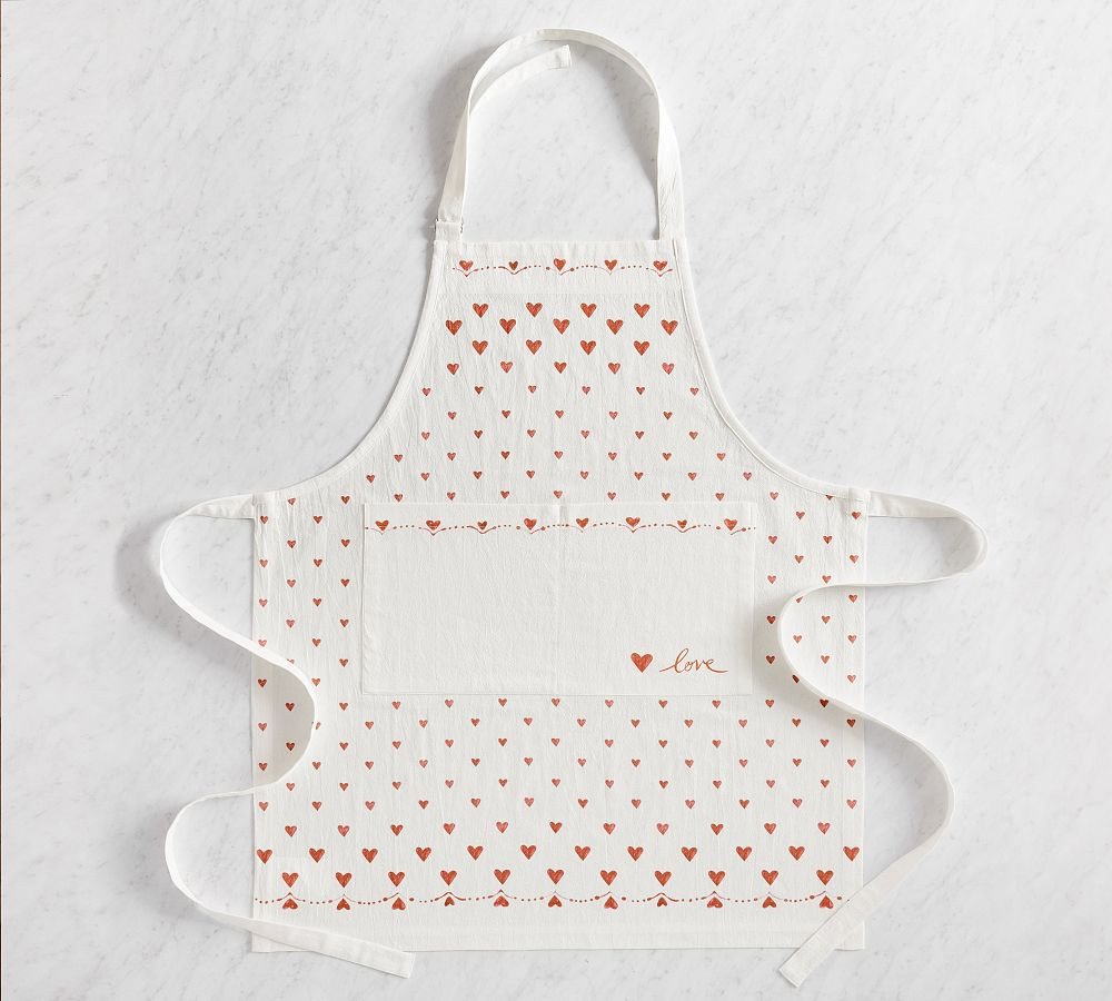 Painted Hearts Apron | Pottery Barn (US)