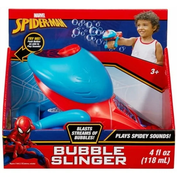 Little Kids Inc. Spiderman Bubble Slinger Blowing Toy | Walmart (US)