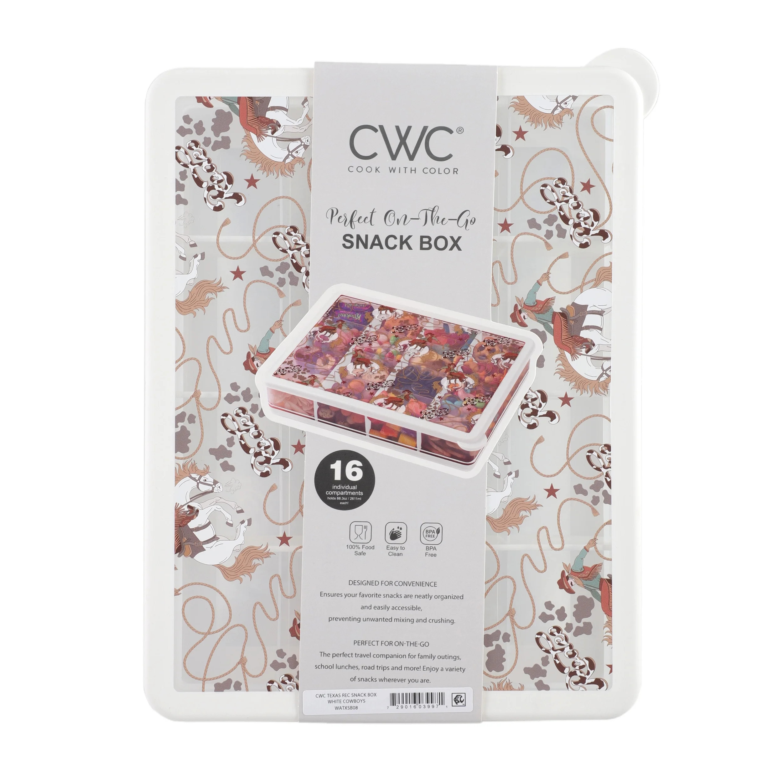 CWC TEXAS REC SNACK BOX WHITE 2 | Walmart (US)