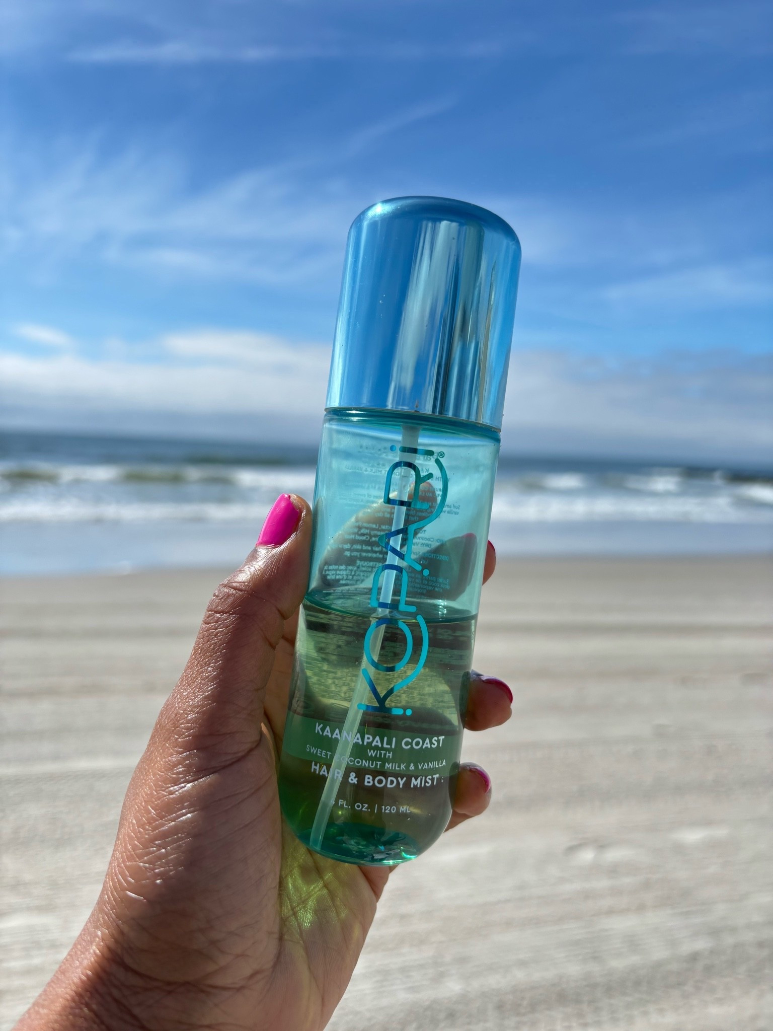 This one just belongs by the water. I’ve worn Kopari Kaanapali Coast before, but something about having it at the beach made the scent hit a little different.

It’s sweet, creamy, and tropical with that coconut milk and vanilla combo I always seem to gravitate toward. Easy, pretty, and perfect for a warm day.

#LTKBeauty #LTKTravel #LTKU