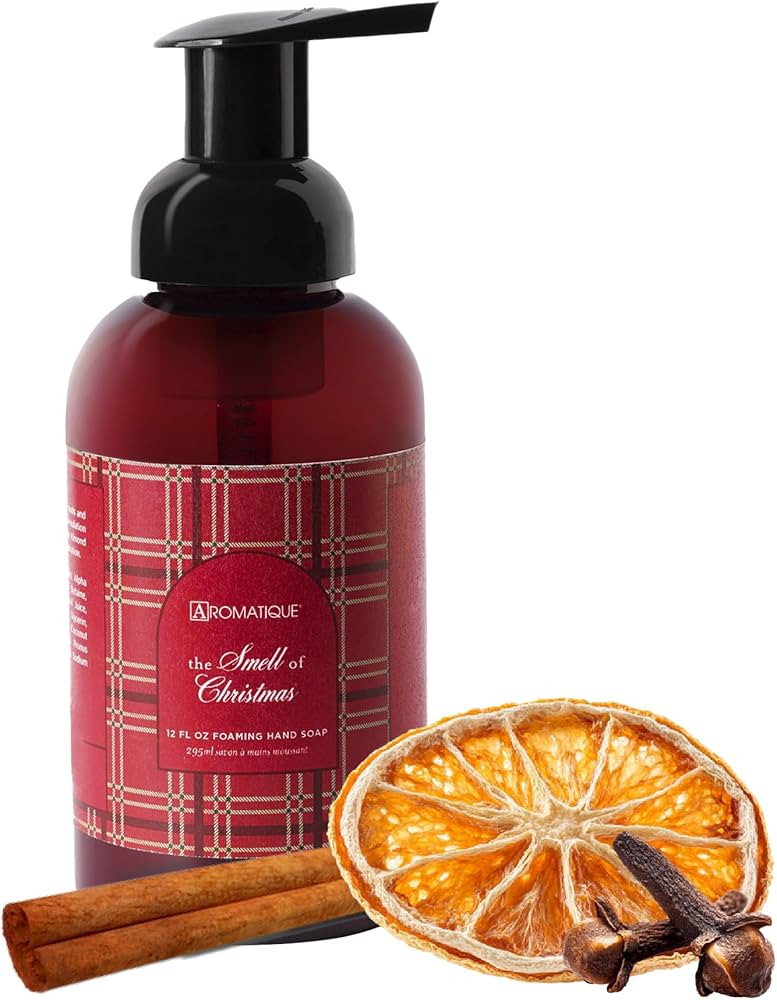 Aromatique The Smell of Christmas Foaming Hand Soap – 12 oz Gentle Cleanser with Warm Cinnamon,... | Amazon (US)