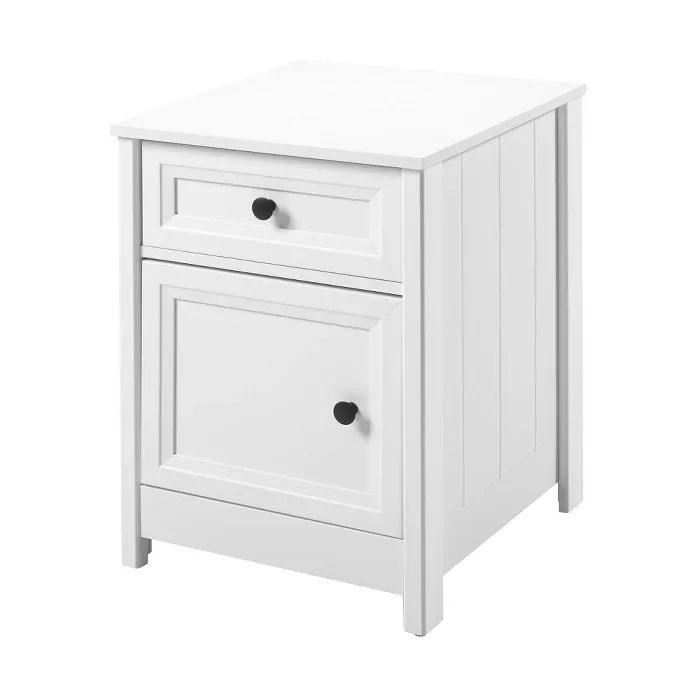 Grooved Door Bedside Storage Nightstand - Saracina Home | Target