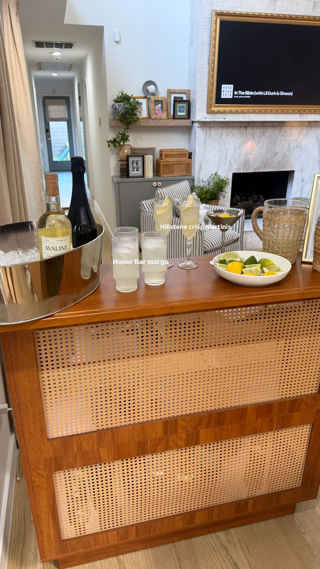 this bar has been such a good purchase for hosting! 

 #LTKHome #LTKStyleTip