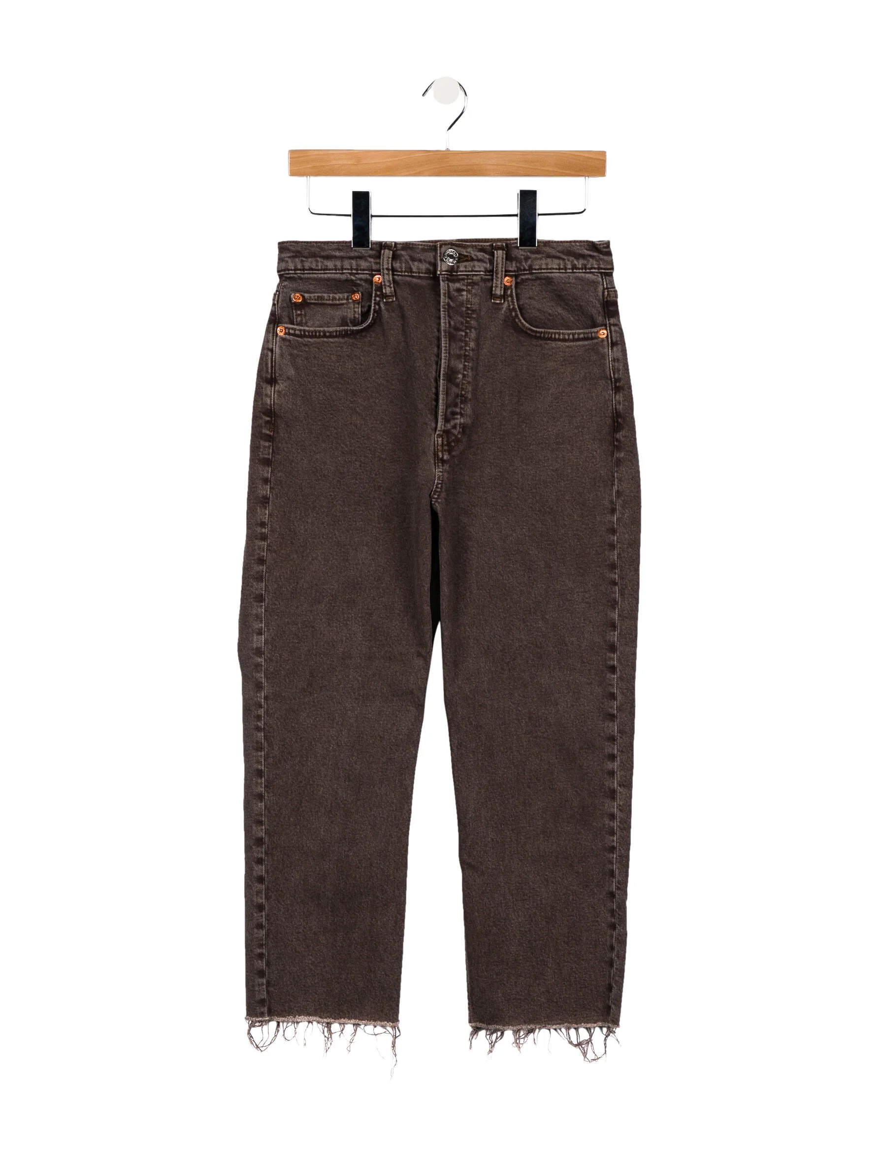 High-Rise Straight Leg Jeans | The RealReal