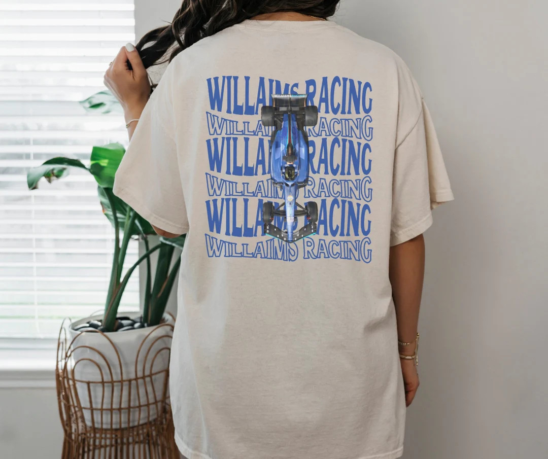 Williams Racing Formula One Gildan 5000 Tshirt Unisex F1 Tee Gift Alex Albon Logan F1 Driver Shir... | Etsy (US)