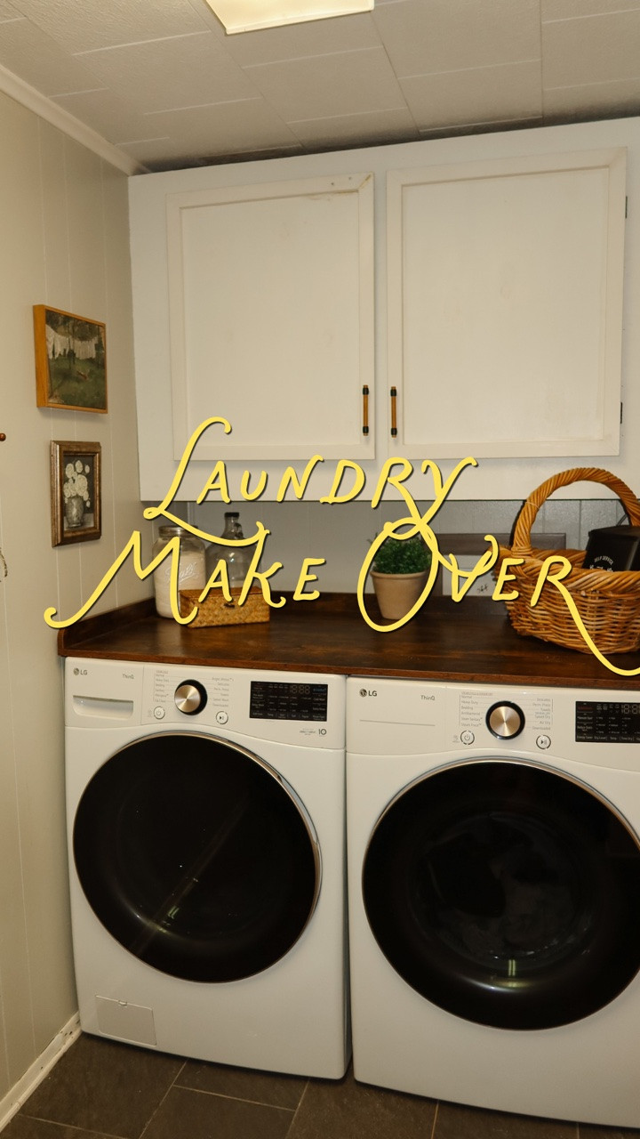 Mini laundry room make over!

#LTKHome