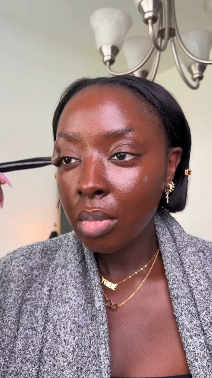 The 47 Brush from Sephora Collection is one of my fav! Wearing 15.5 in the Armani Luminous Silk Foundation. (TikTok story times be killin meeeee)