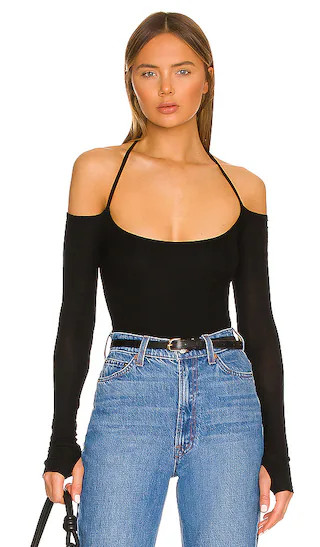 Dave Halter Neck Top in Black | Revolve Clothing (Global)