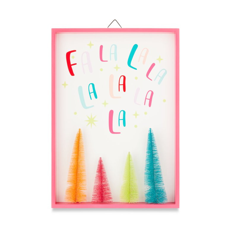La La La Multi-Color Forest Décor, 14 in, by Holiday Time | Walmart (US)