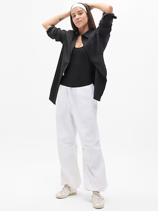 Midday Relaxed Poplin Shirt | Athleta