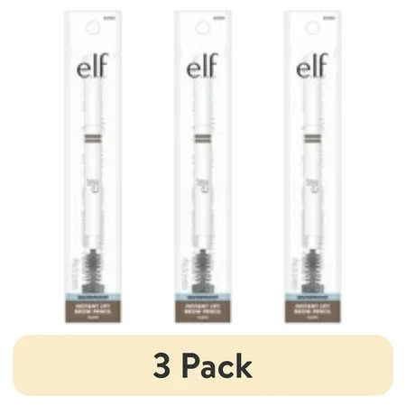 (3 pack) e.l.f. Instant Lift Waterproof Brow Pencil, Taupe, 0.008oz | Walmart (US)