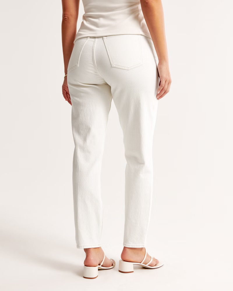 Curve Love High Rise Mom Jean | Abercrombie & Fitch (US)