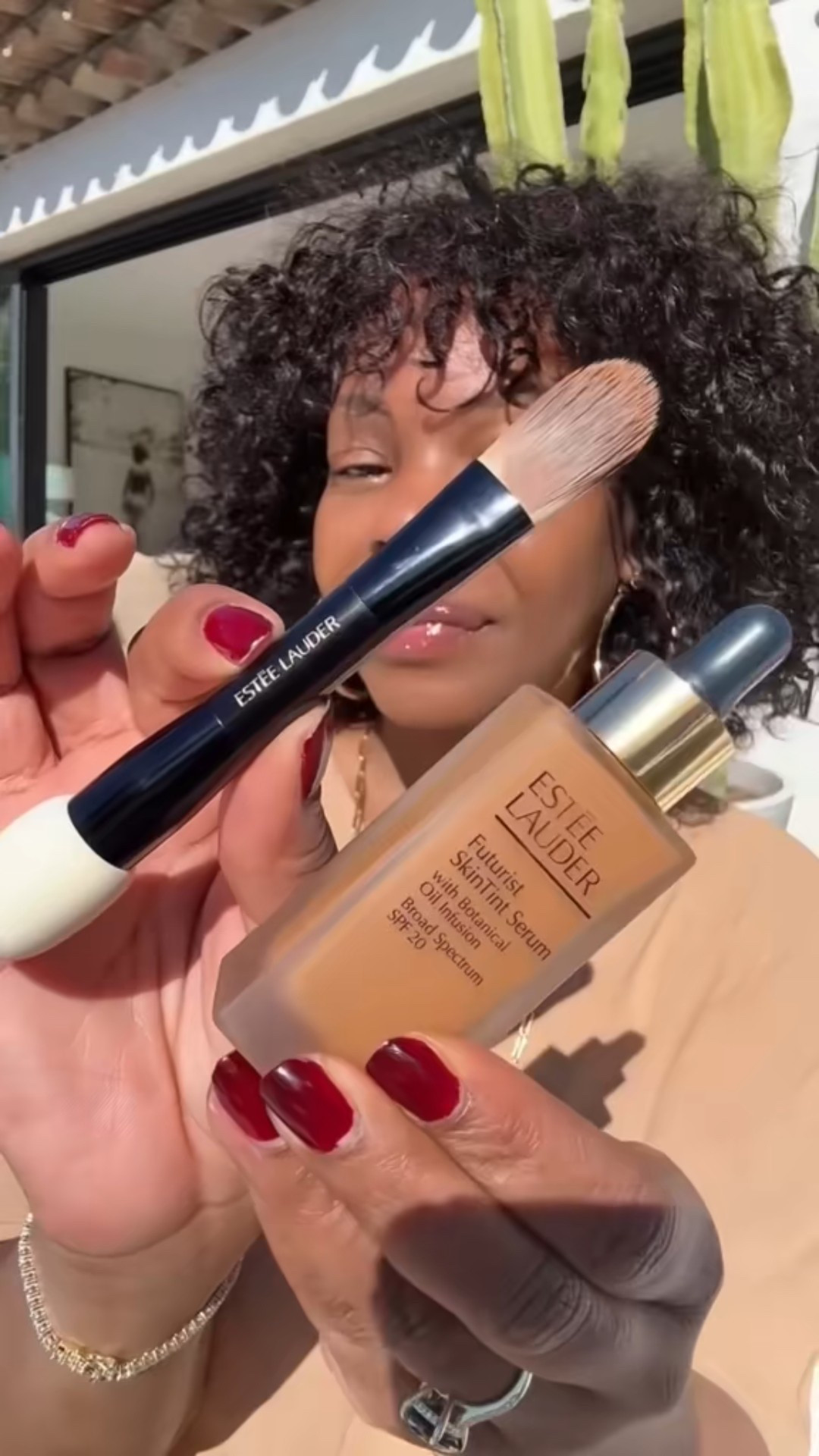 Tinted moisturizer with SPF 20 and skin care serums inside. This is lightweight coverage. It is buildable, but it just gives you that cleaned up look I am almost finished with this bottle, which is kind of crazy to me as they thought I did it with this one.

#LTKOver40 #LTKBeauty #LTKFindsUnder50