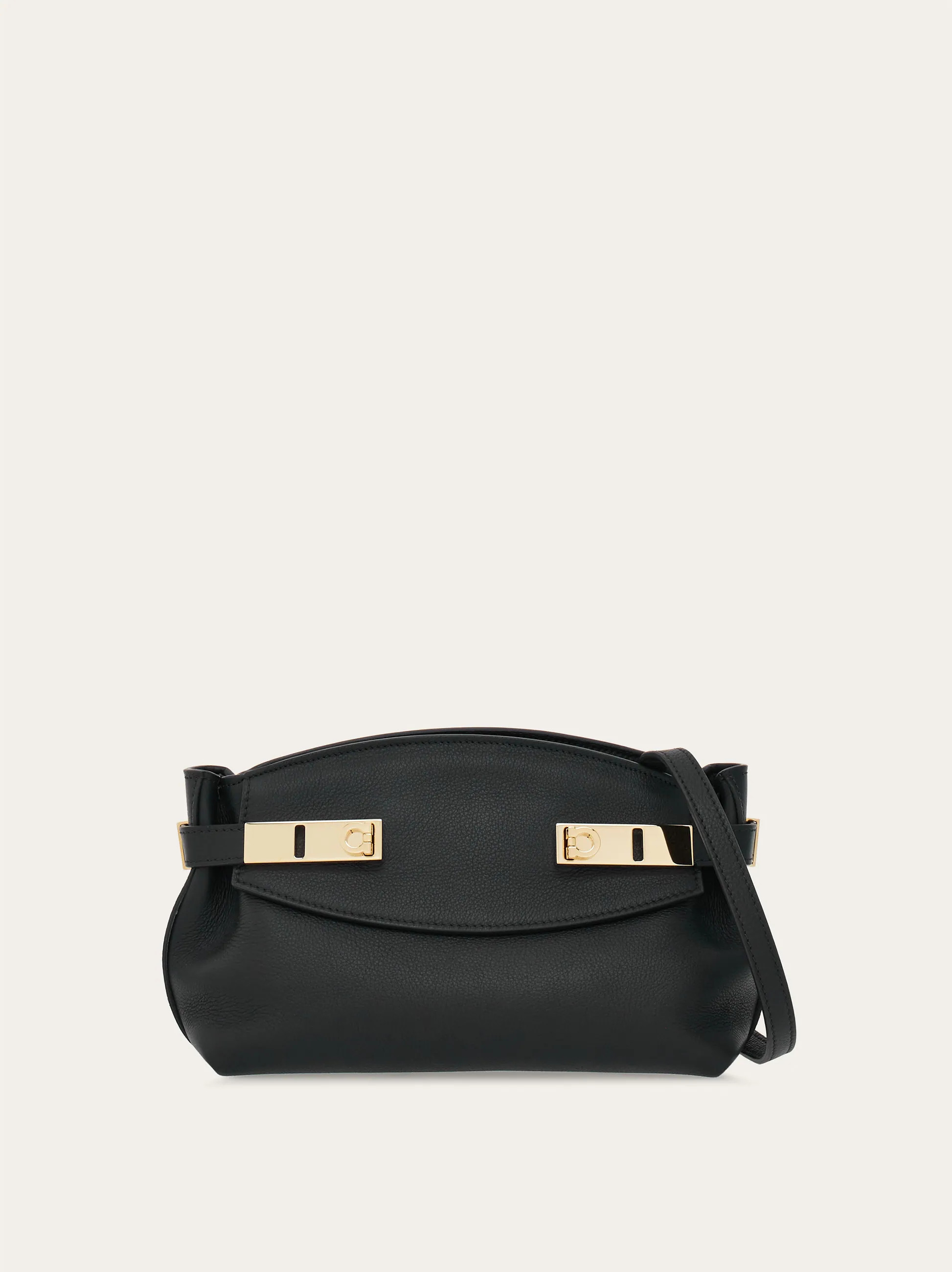 Ferragamo Women Hug soft crossbody bag (XS) Black | Ferragamo