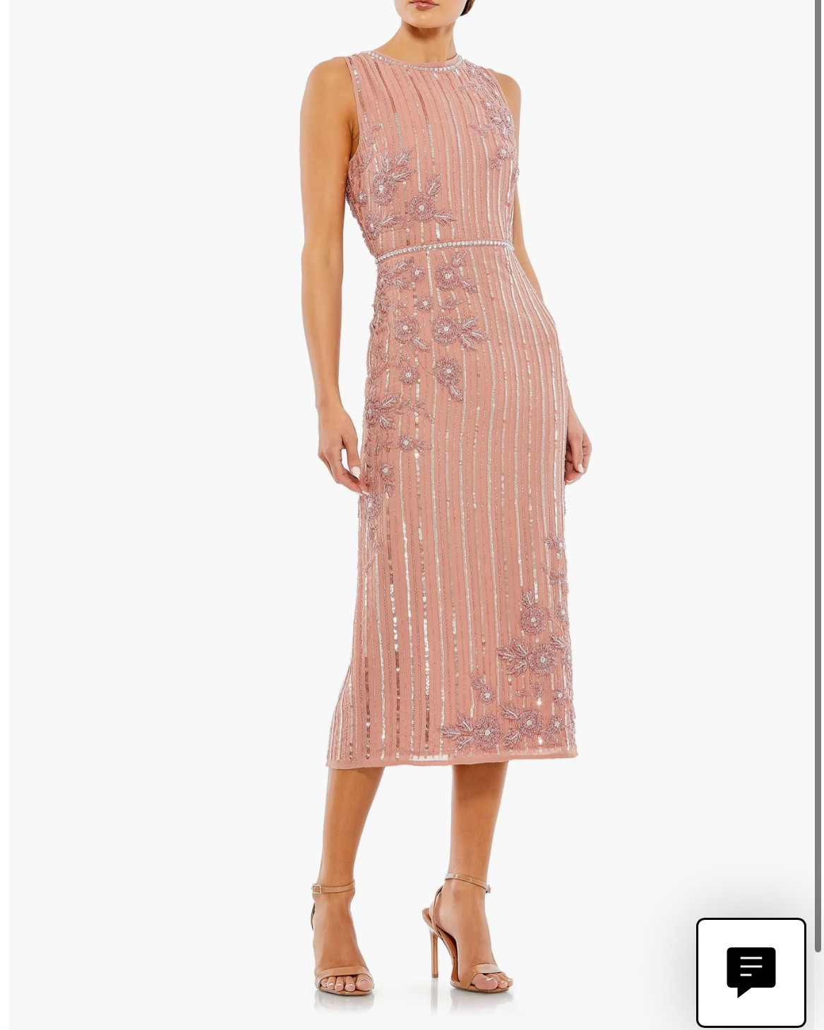 Wedding Guest Dress
Love the sparkle detail. Classic style. Would be beautiful for any special occasion. 
Fancy Dress 
Cocktail Dress 
Gala Dress 
