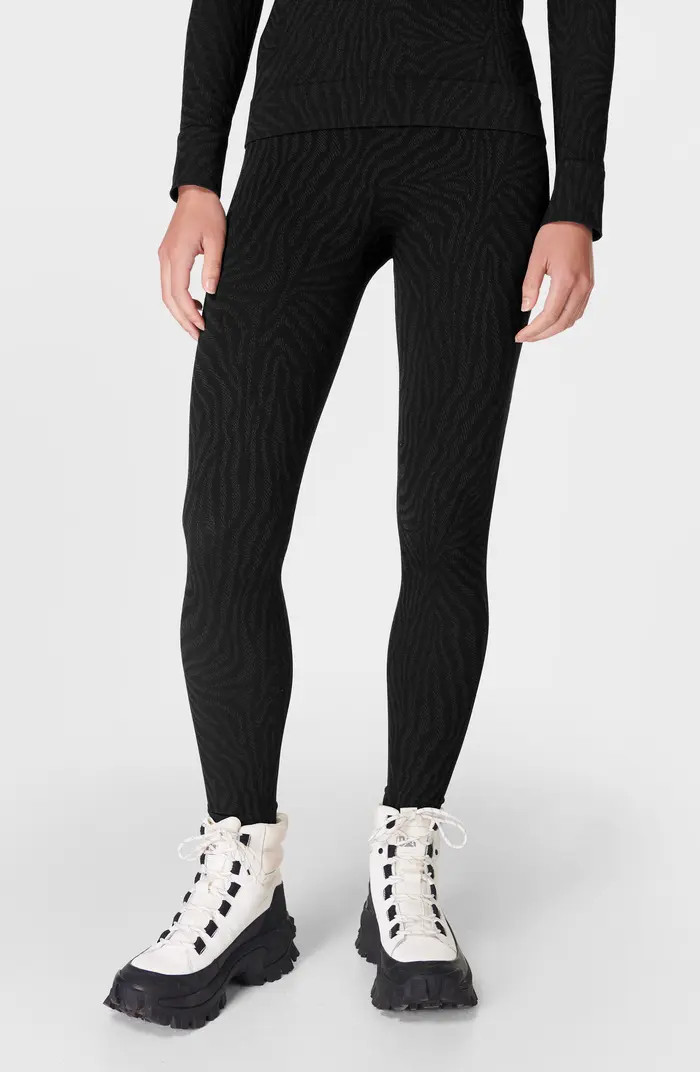 Animal Jacquard Base Layer Leggings | Nordstrom