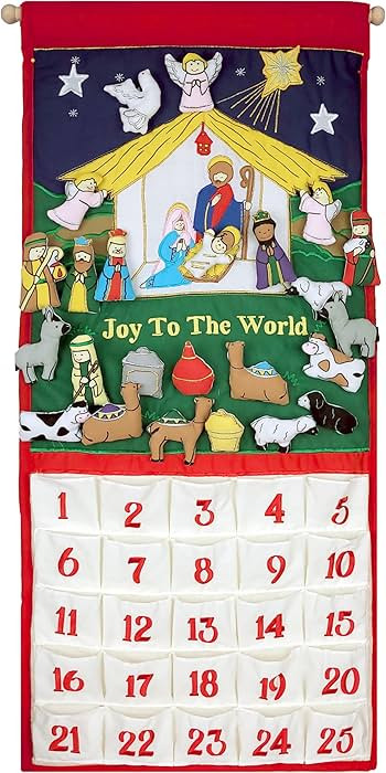 Joy To The World Traditional Nativity Advent Calendar by Pockets of Learning | Holiday Décor, Cr... | Amazon (US)