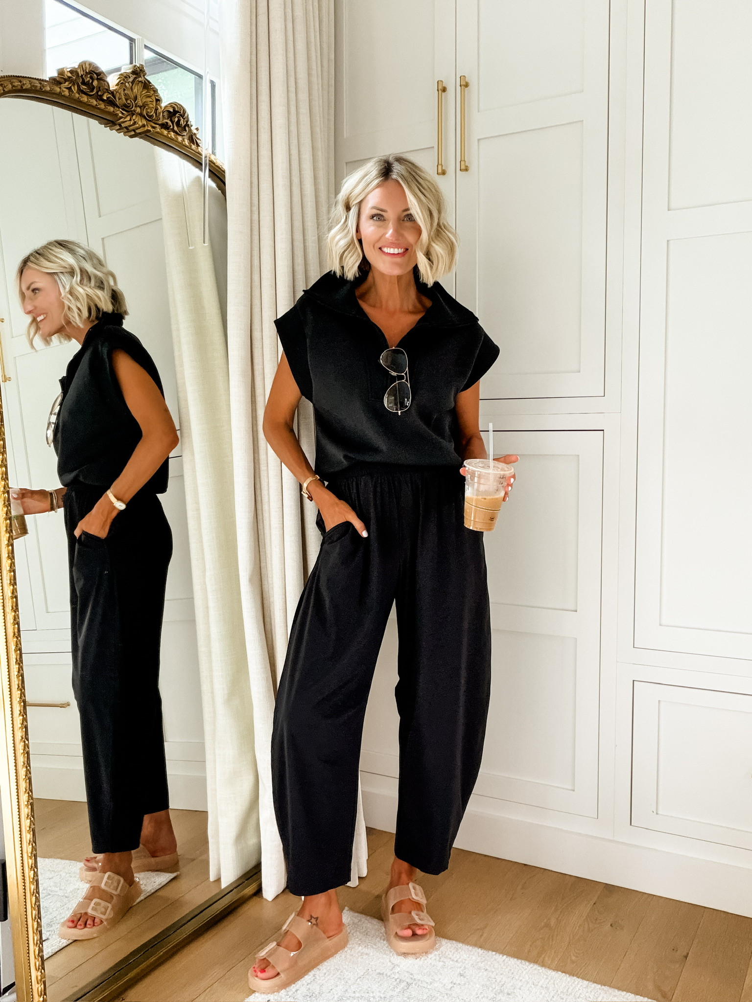 Obsessed with this half zip pullover! I have it in black and grey! I love it paired with these comfortable active barrel joggers!

Loverly Grey, activewear, Target, athleisure, loungewear, summer outfit, early fall outfit 

 #LTKSeasonal #LTKActive