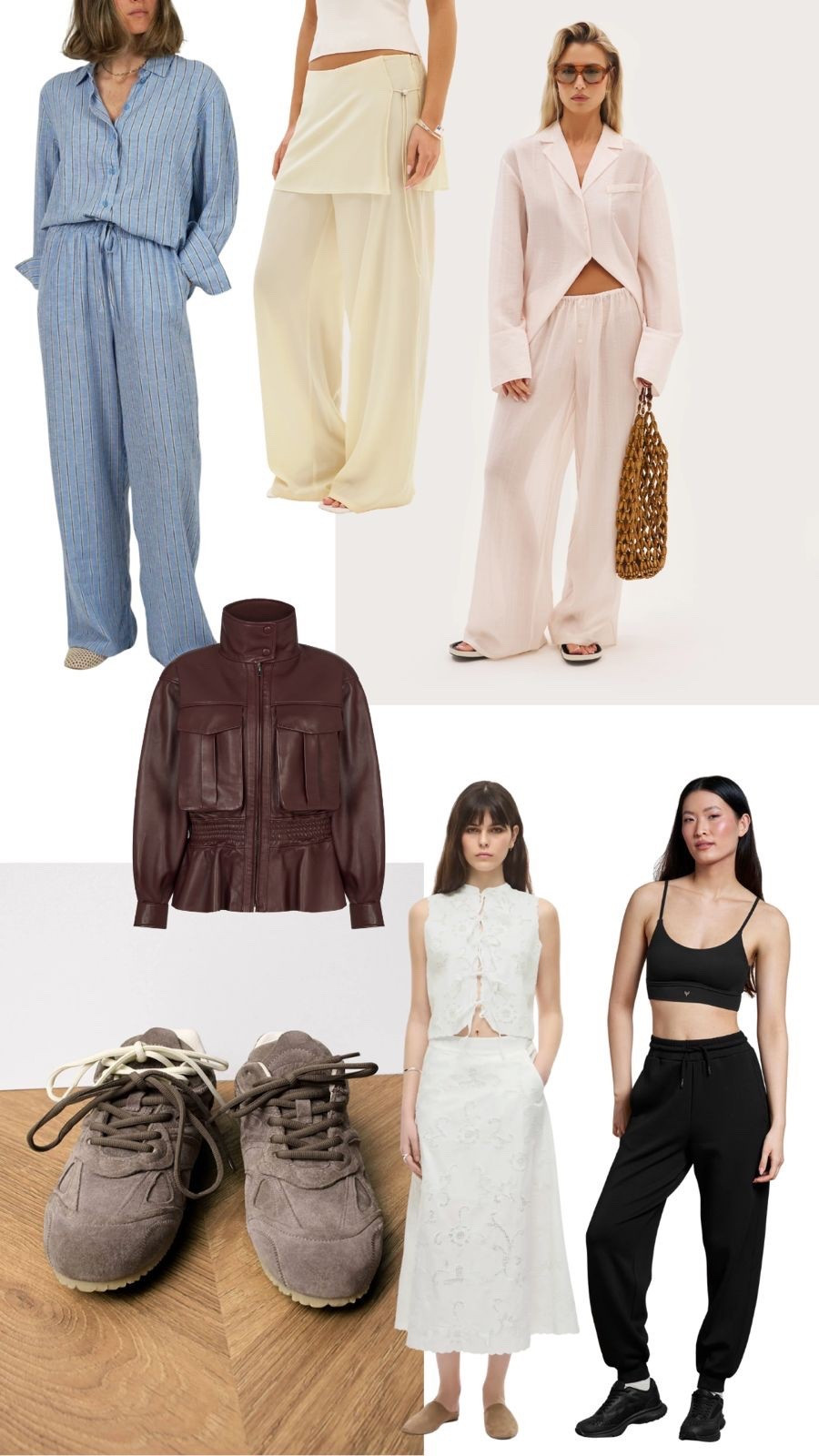 New Brands on LTK you should put on your radar 🤍Maebe, Ducie, Now You Live, The Edit Boutique and Axel Arigato are all now shoppable on the LTK app

new brands, LTK, summer fashion, leather jacket, suede jacket, activewear, sports bra, joggers, co-ord, linen trousers, trainers

#LTKsummer #LTKluxury #LTKtravel