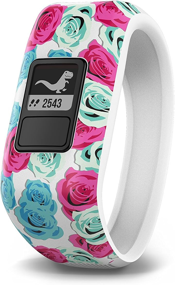 Garmin vivofit jr, Kids Fitness/Activity Tracker, 1-year Battery Life, Real Flower | Amazon (US)