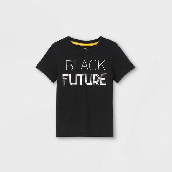 Black History Month Toddler 'Black Future' Short Sleeve T-Shirt - Black | Target