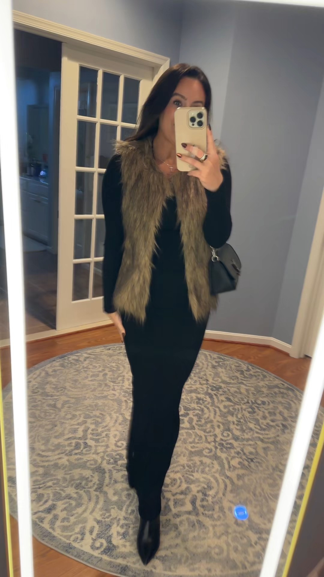 one of my favorite fall/winter looks of all time is one sale for Black Friday!

took a medium in both the vest and dress 🖤

#LTKSeasonal #LTKSaleAlert #LTKCyberWeek