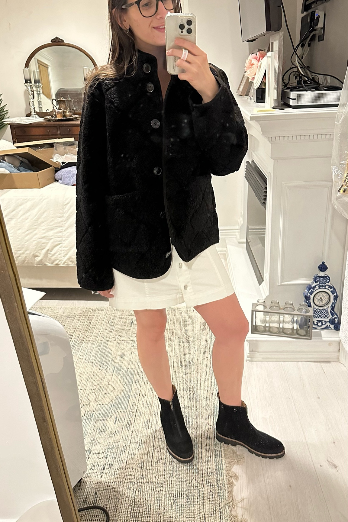 Jacket and booties on sale on #nsale Nordstrom anniversary sale 

#LTKFind #LTKsalealert #LTKxNSale